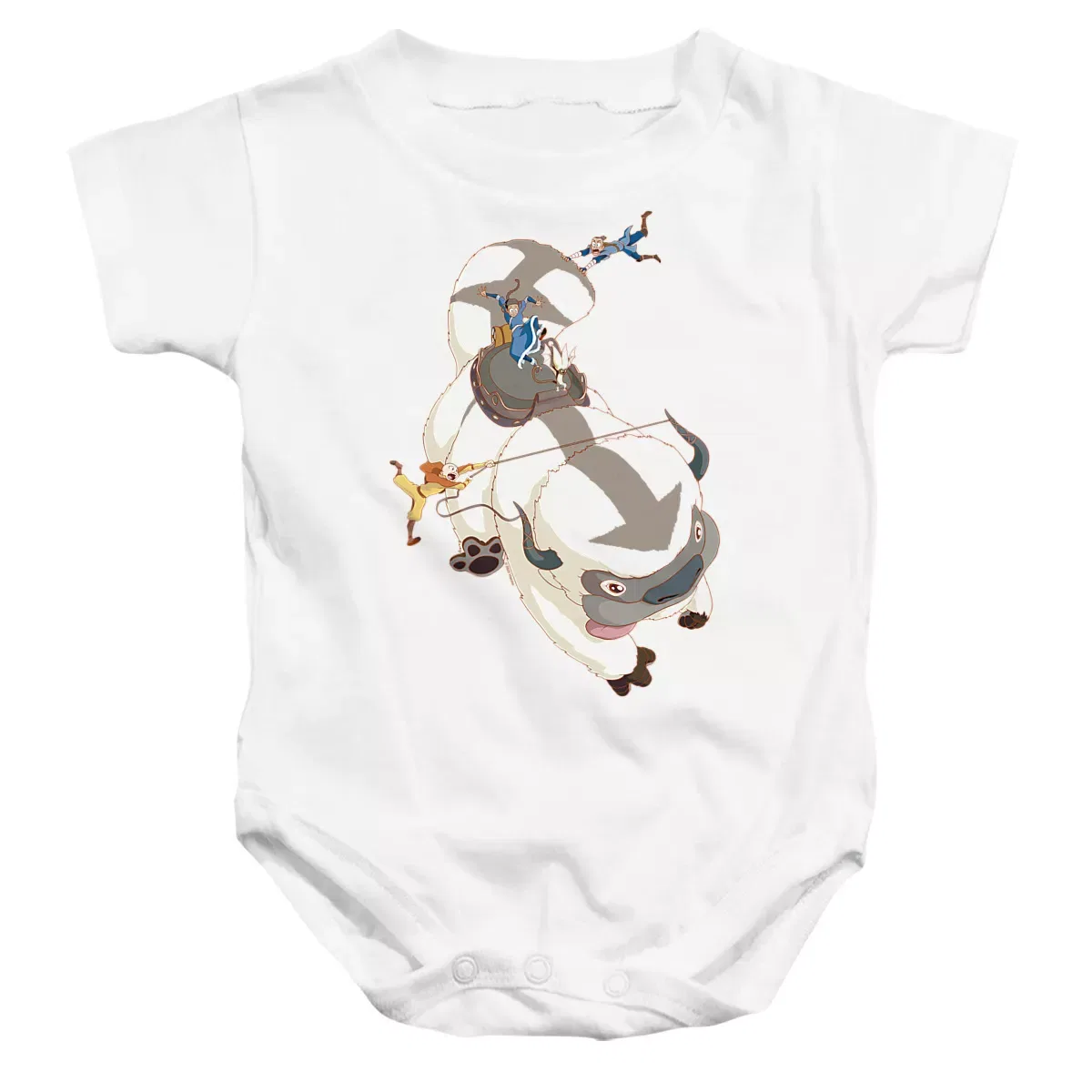 Детское боди с коротким рукавом Hang On Appa LOGOVISION, White