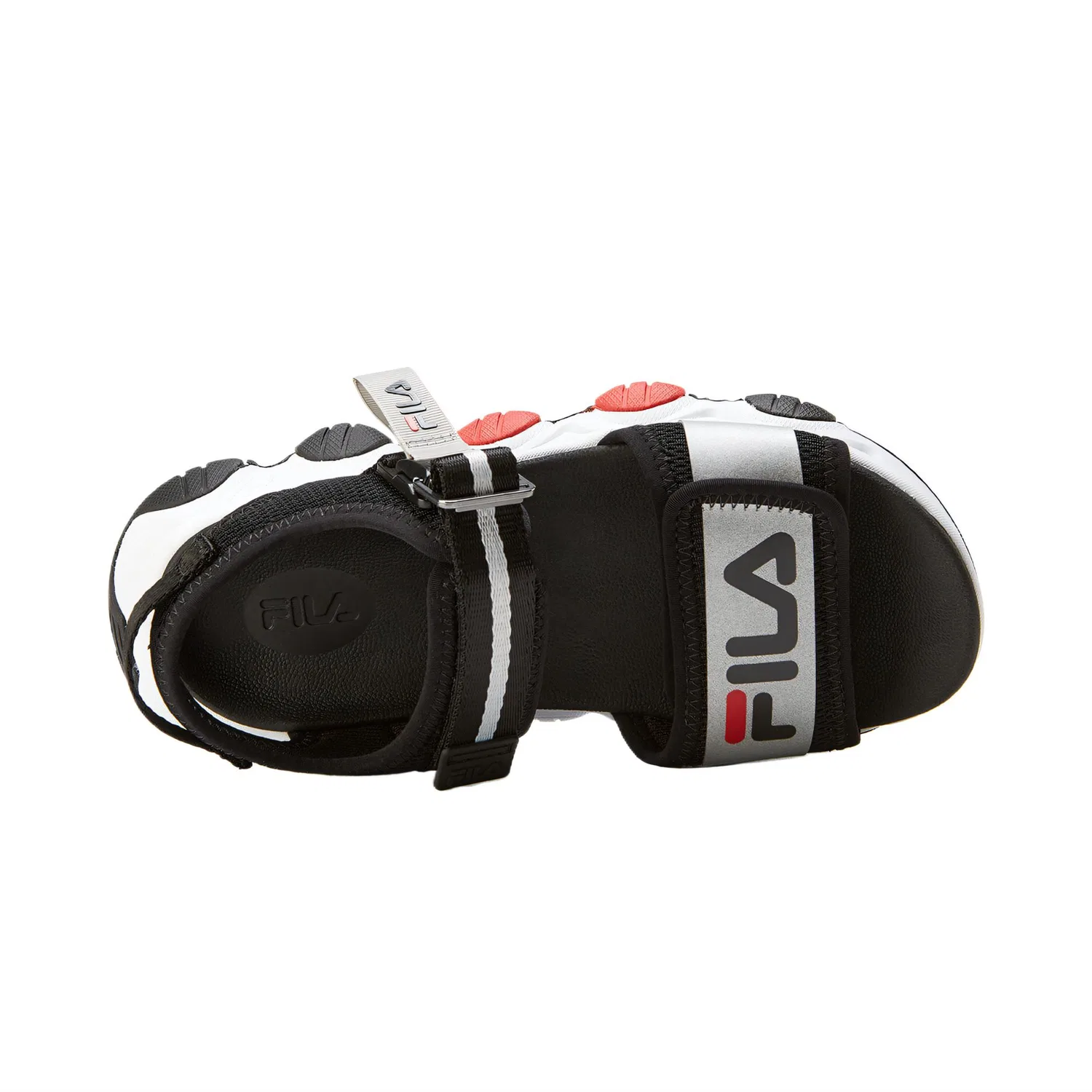 Детские сандалии с противоскользящей подошвой и амортизацией Black/FILA White FILA KIDS — фото 2