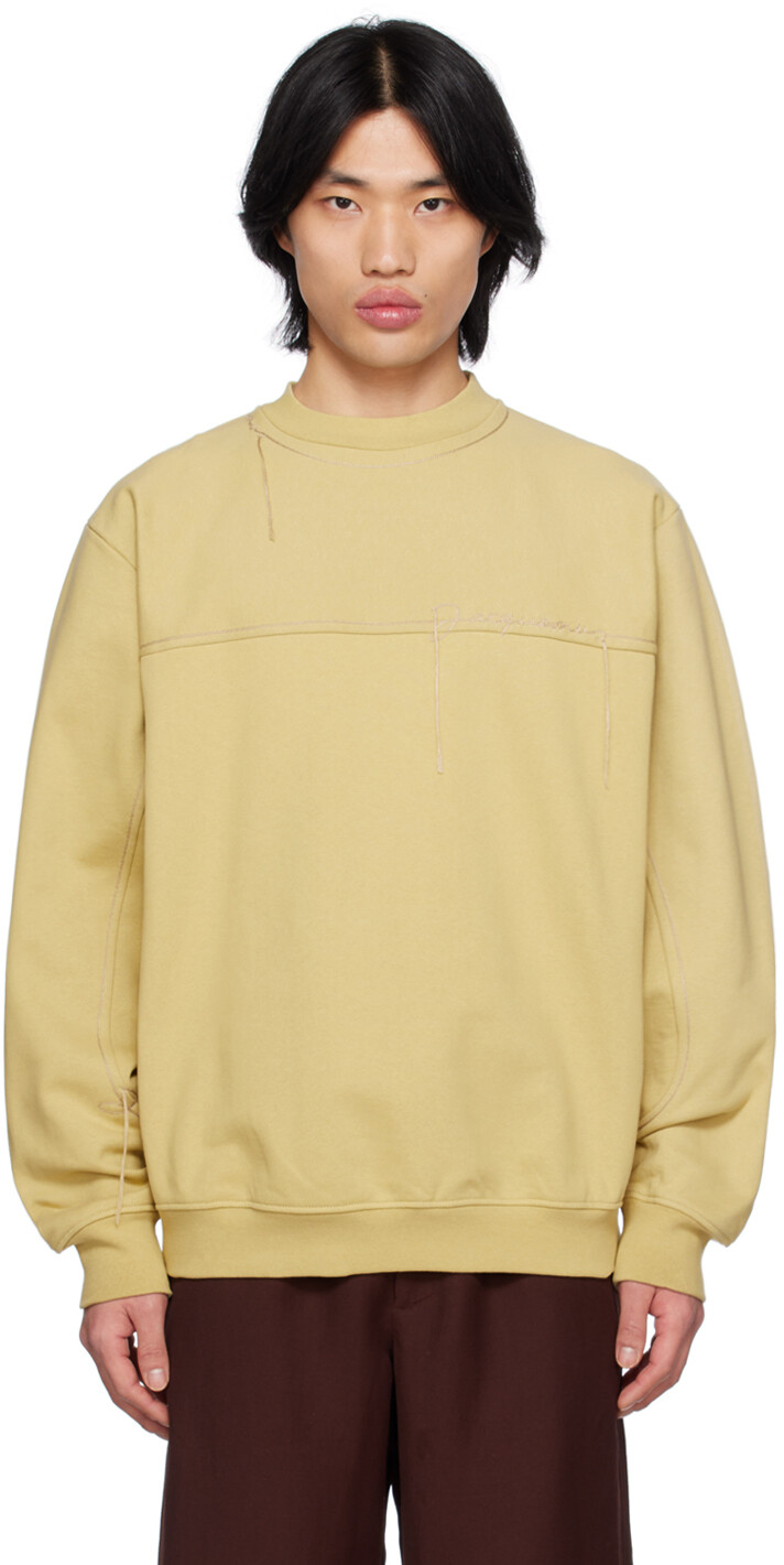 

Бежевый свитшот Le Raphia 'Le Sweatshirt Fio' Jacquemus