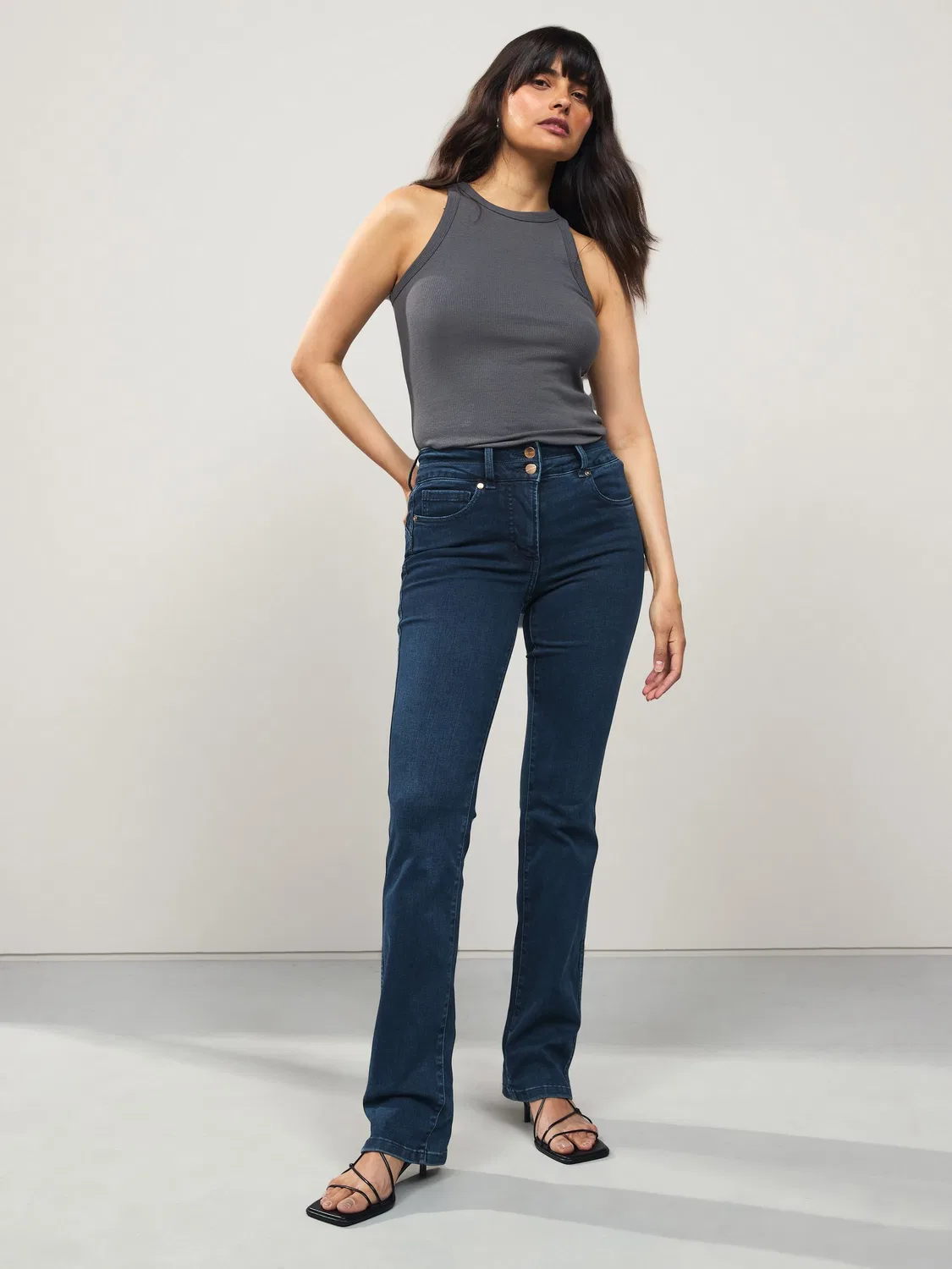Джинсы Bootcut Lift Slim and Shape Next, Indigo Blue