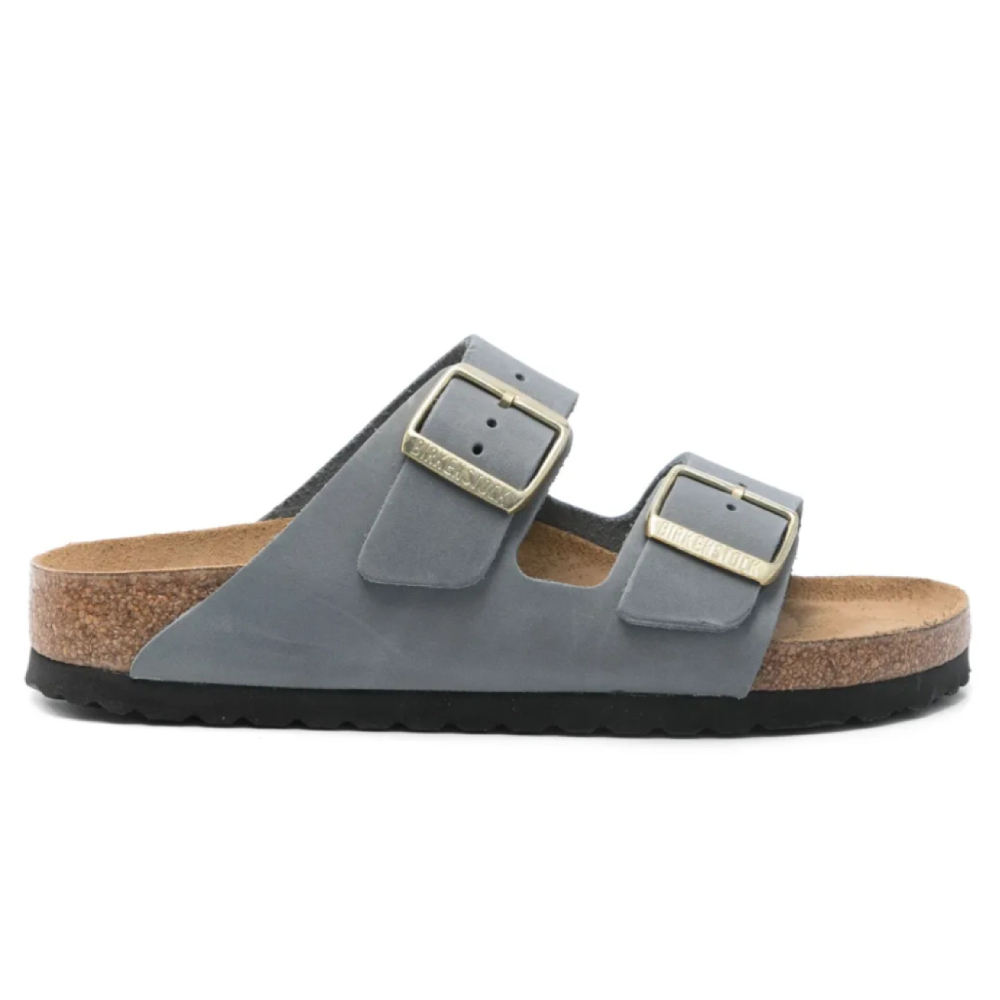 Сандалии Birkenstock Arizona Waxy Leather, серо-синий