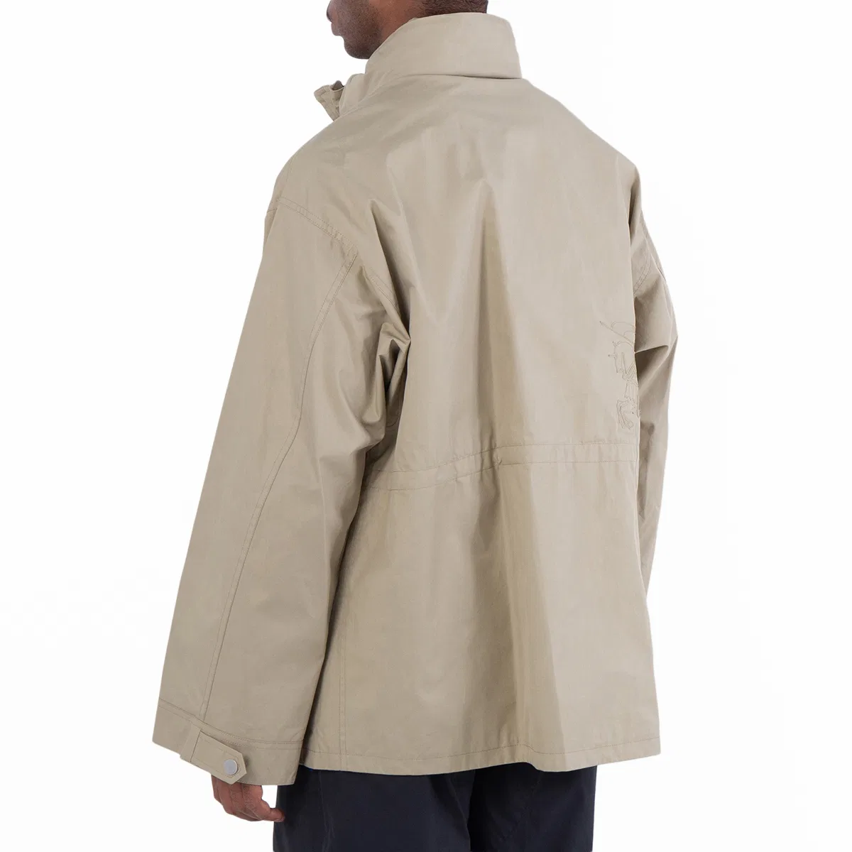 Парка из хлопка с вышивкой Ekd-Embroidered Cotton Parka Burberry, Hunter — фото 3