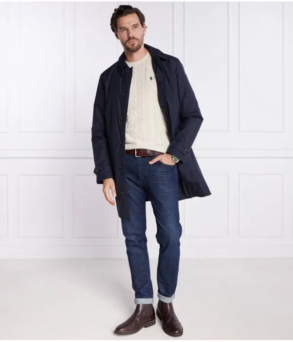 Мужской шерстяной джемпер Slim Fit Polo Ralph Lauren, Écru — фото 2