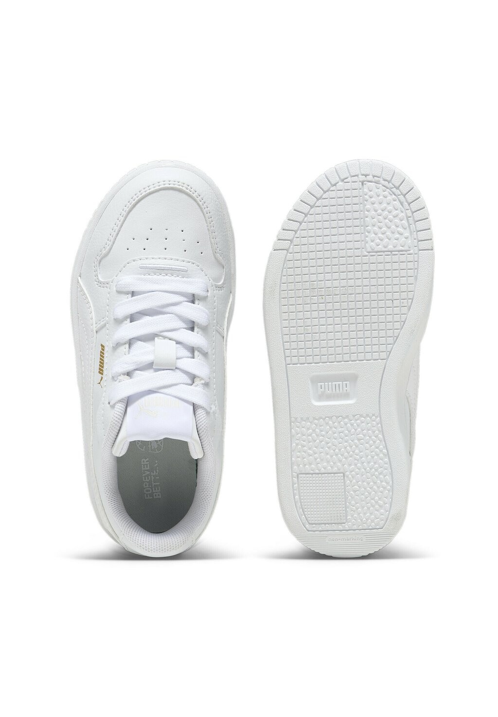 Кроссовки низкие CARINA STREET PS Puma, цвет white white gold — фото 3