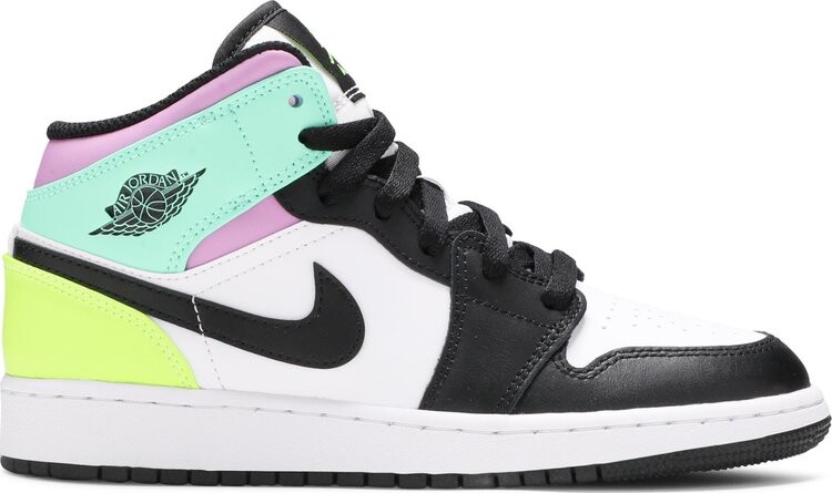 

Кроссовки Air Jordan 1 Mid GS Pastel, белый, Белый;серый, Кроссовки Air Jordan 1 Mid GS Pastel, белый