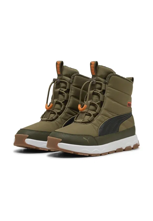 Ботинки зимние Evolve Puma, Olive, Orange Glo, оранжевый — фото 2