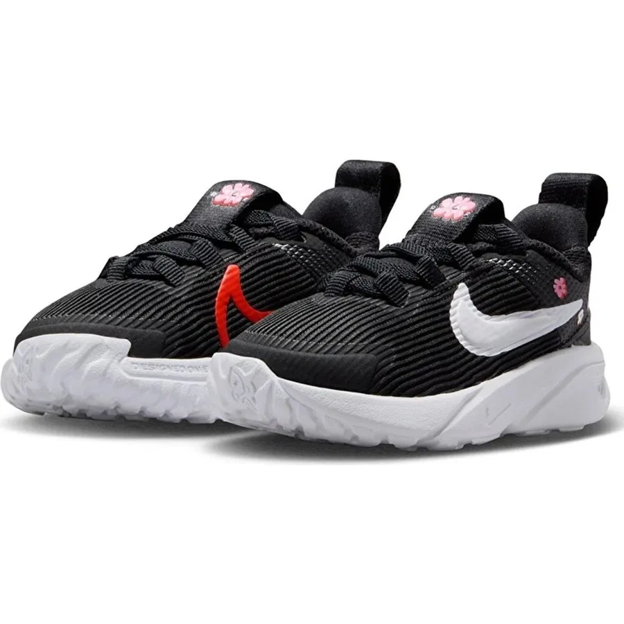 Детские кроссовки Nike Star Runner 4 с эластичными шнурками, Черный — фото 3