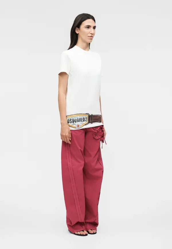 Футболка Iconique идеального кроя - футболка с принтом Dsquared2, белый — фото 4