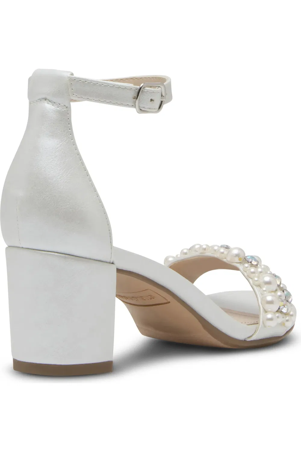 Детские сандалии с ремешком на щиколотке JCarrson Steve Madden, Pearl — фото 2