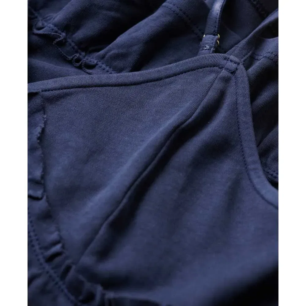 Топ майка Superdry, синий — фото 2