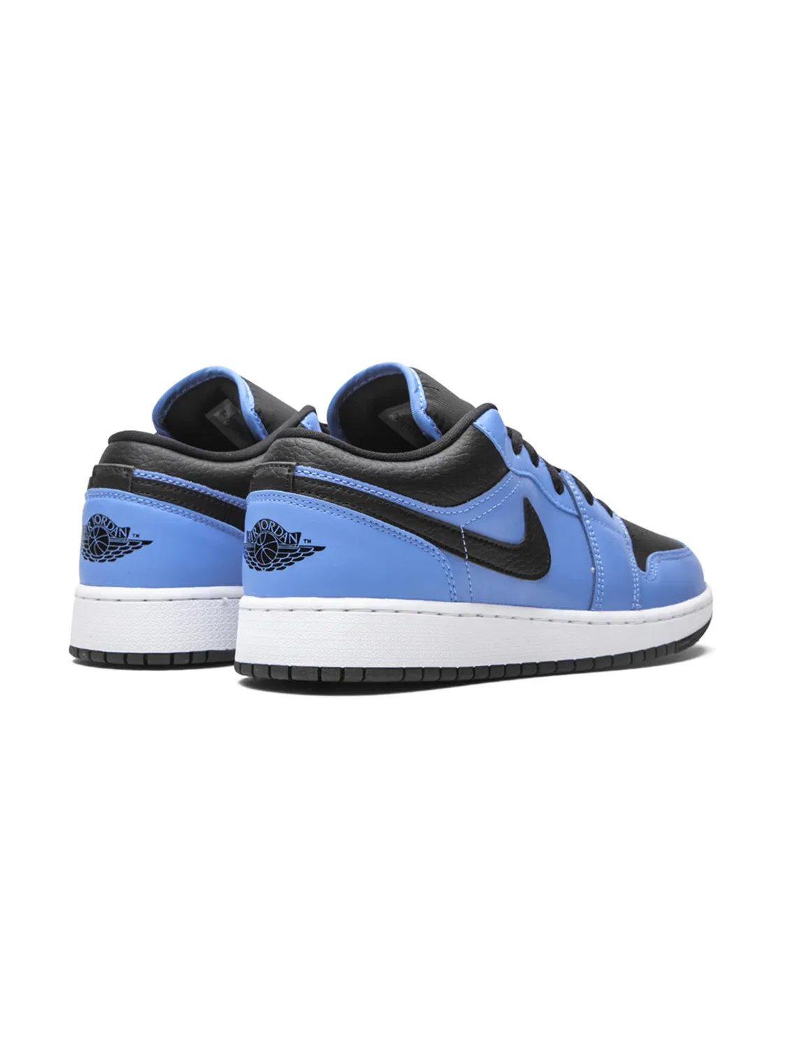 Кроссовки Air Jordan 1 Low "Университетский Синий/Черный" — фото 4