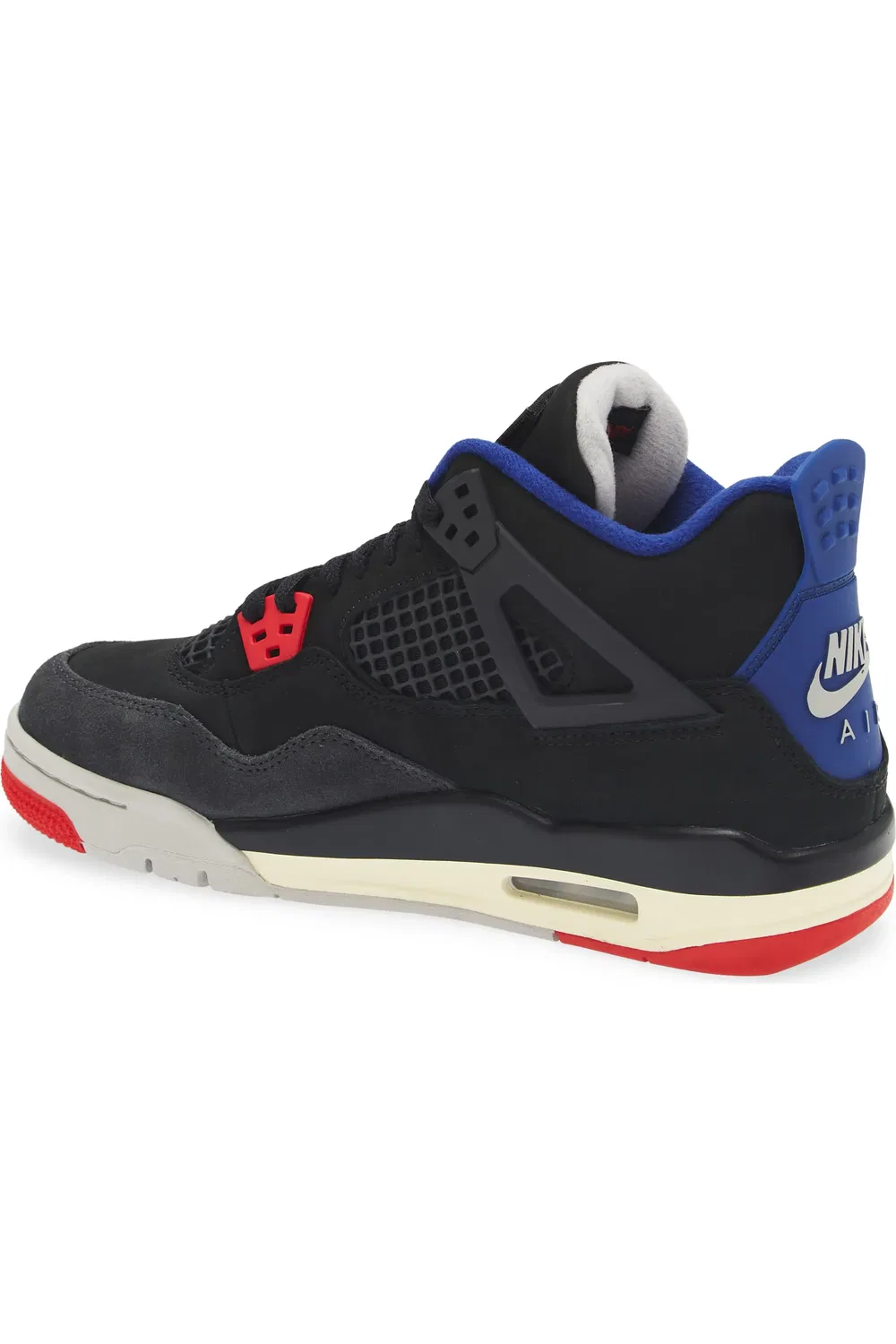 Кроссовки детские баскетбольные ретро Air Jordan 4 Retro Jordan, Black/Fire — фото 2
