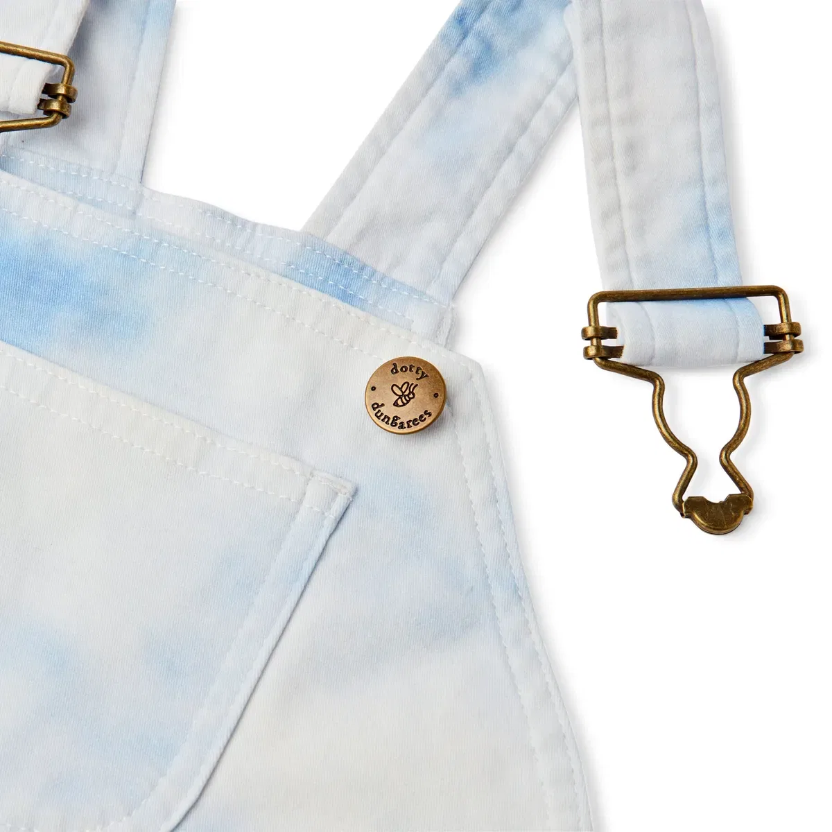 Детские шорты-комбинезон с принтом Dotty Dungarees, Multi — фото 4