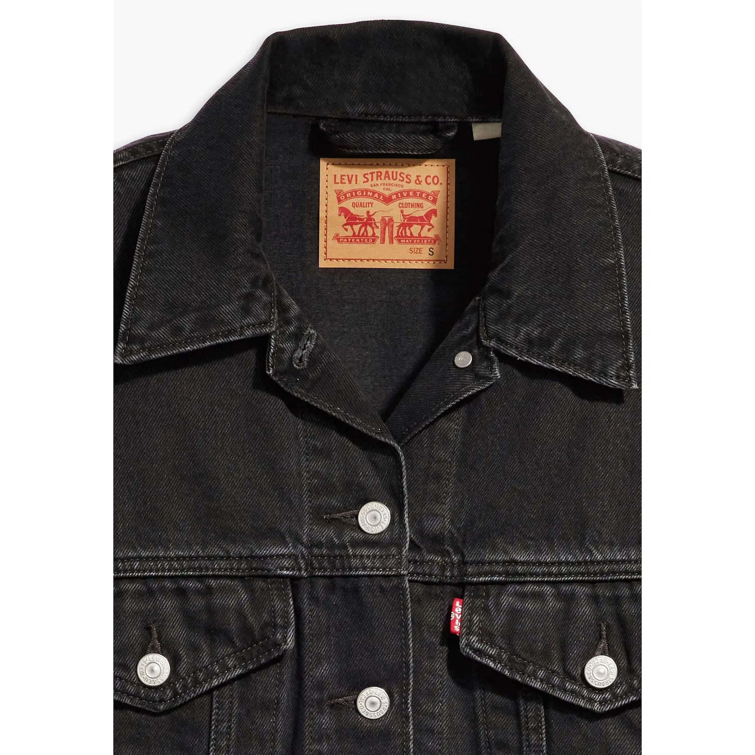 Женская джинсовая куртка оверсайз 90S TRUCKER Levi's, Road Less Traveled — фото 4