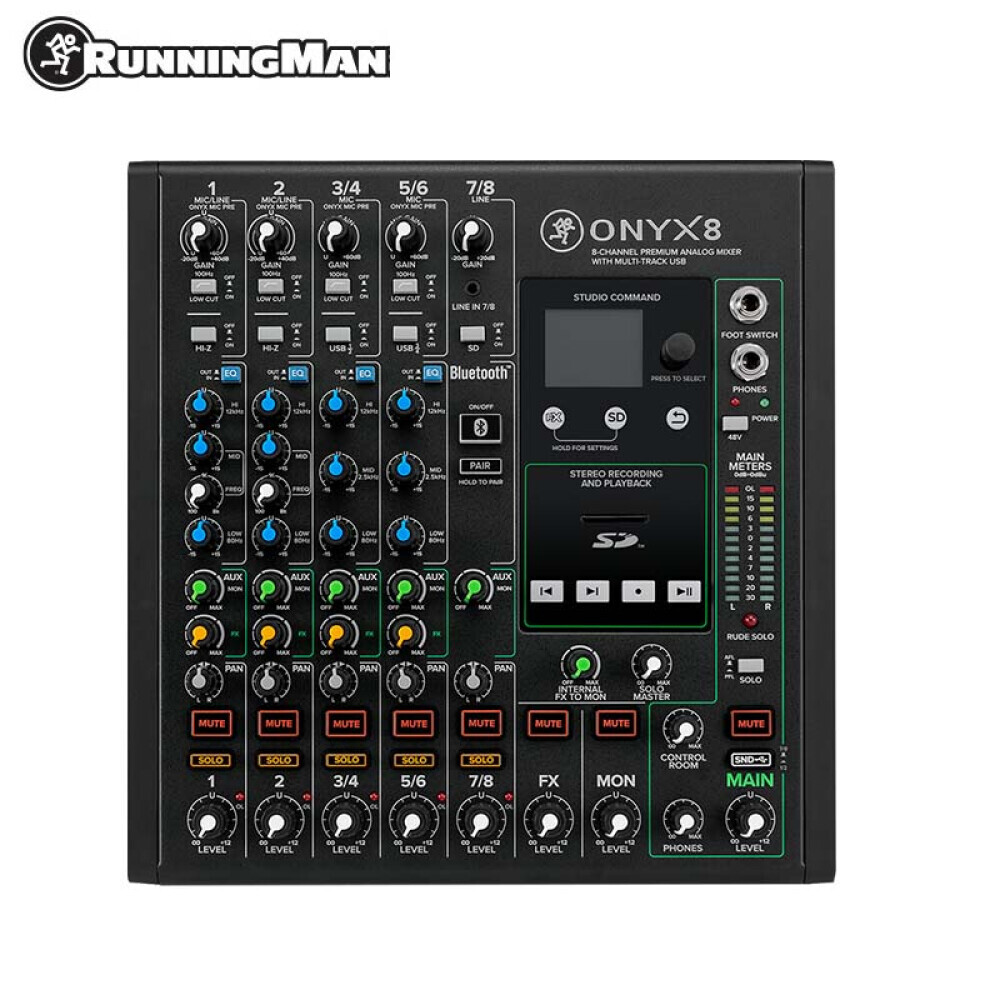 

Микшер многоканальный RunningMan Mickey ONYX 8