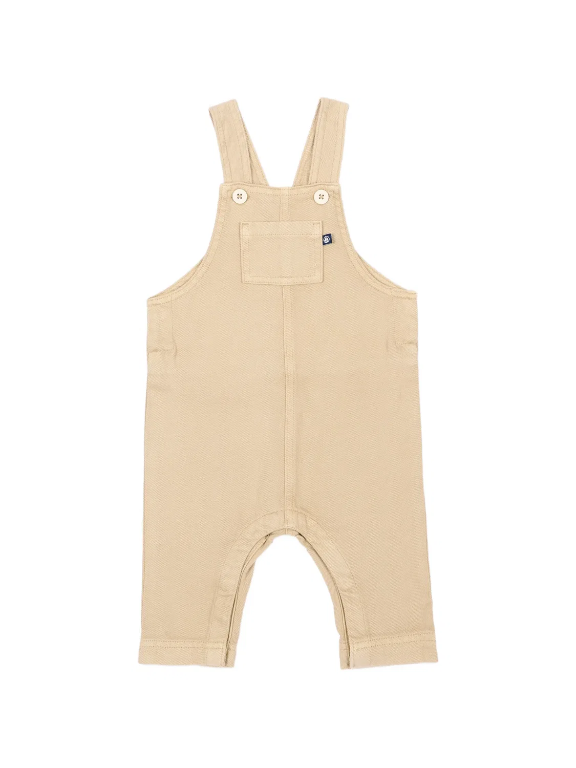 Комбинезон на пуговицах Petit Bateau, нейтральные цвета