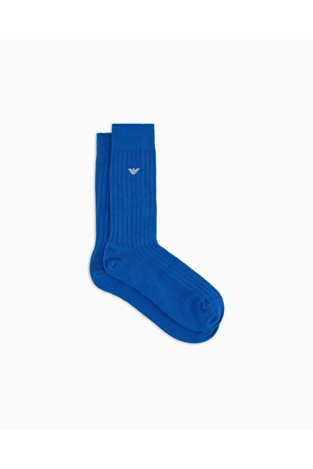 Женские носки с длинным голенищем Emporio Armani, Blue