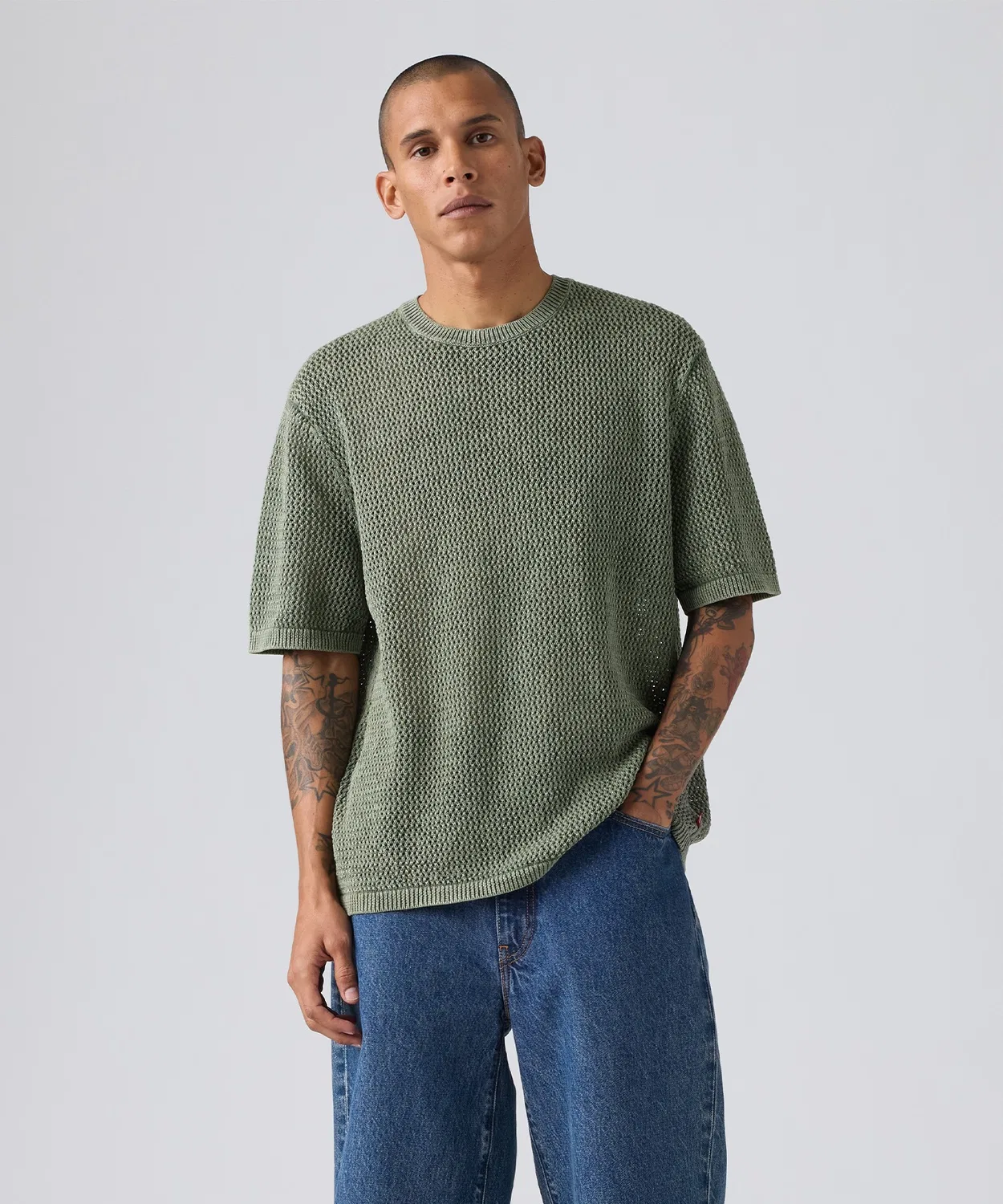 Мужской свитшот Stinson Knit Tee Levi's, Khaki