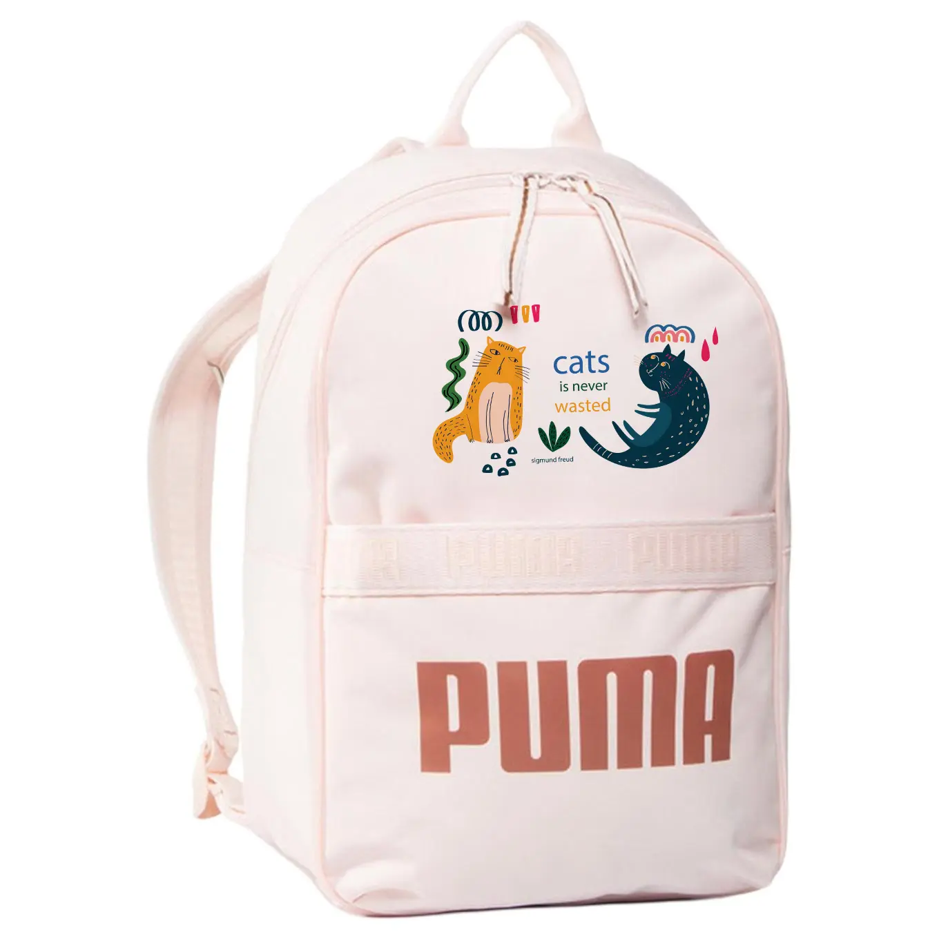 

PUMA Тканевый рюкзак унисекс розовый, Kitten 2