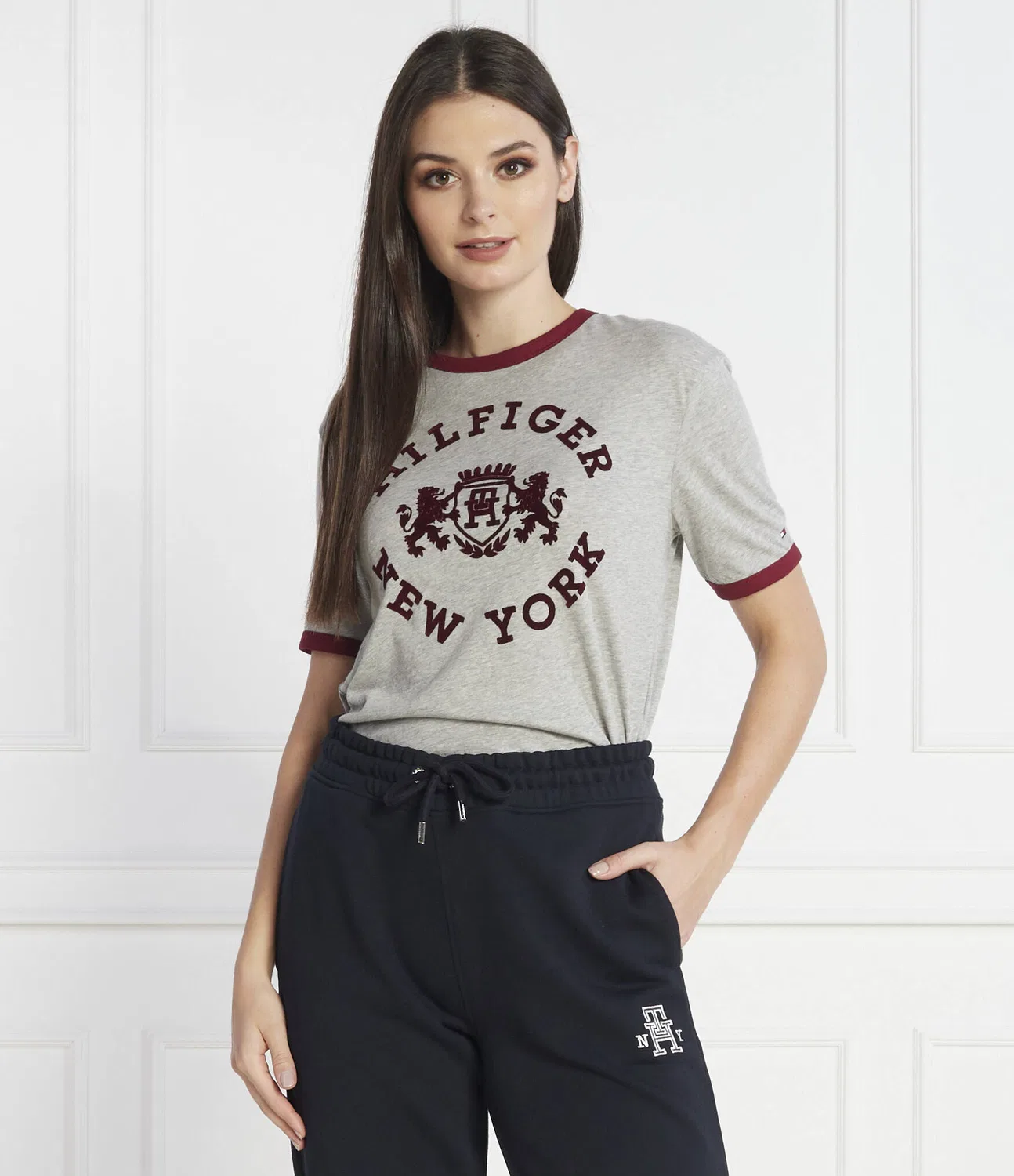Футболка хлопковая Tommy Hilfiger, Grigio — фото 3