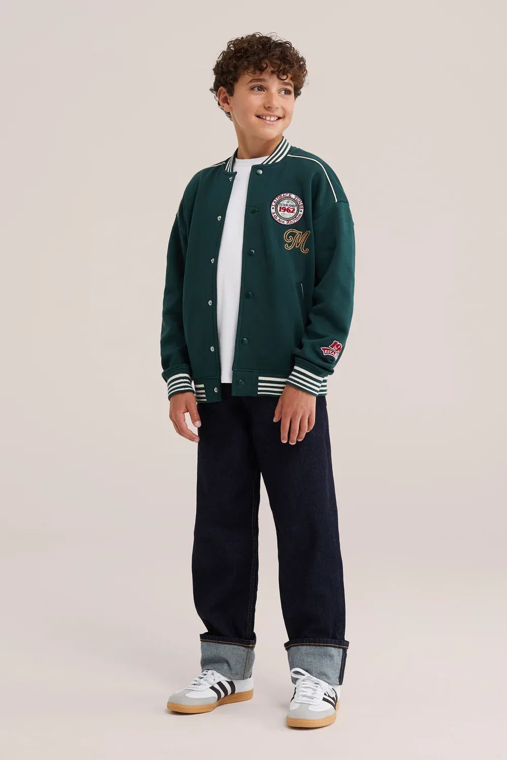Куртка-Бомбер We Fashion, Dark Green — фото 4