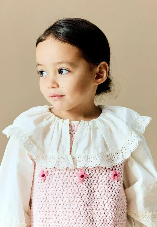 Блуза с вышивкой Blouse Name It Antique white, белый