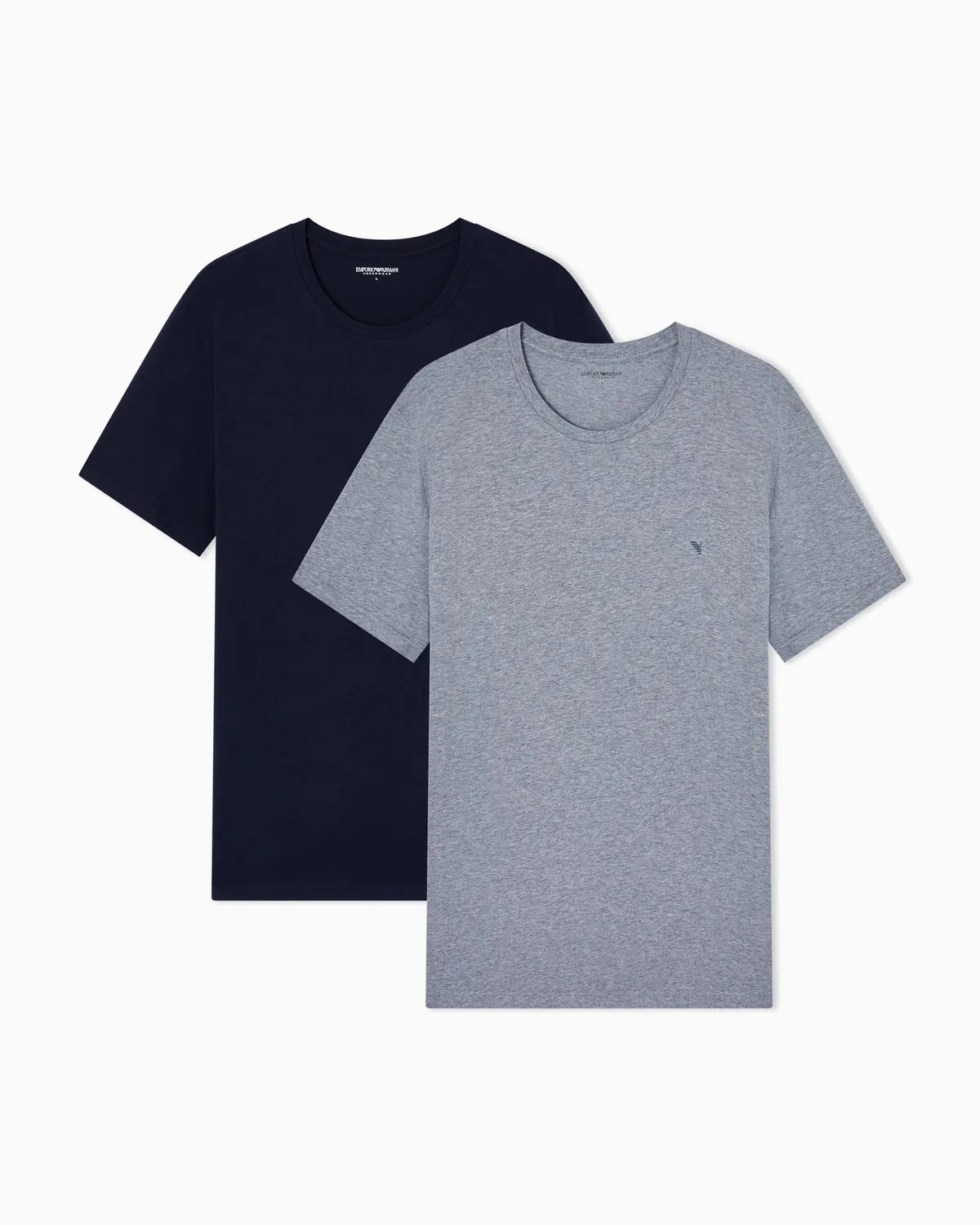 Мужская футболка с коротким рукавом 111267 3F720 Emporio Armani, Grey Mel/Armani Blue