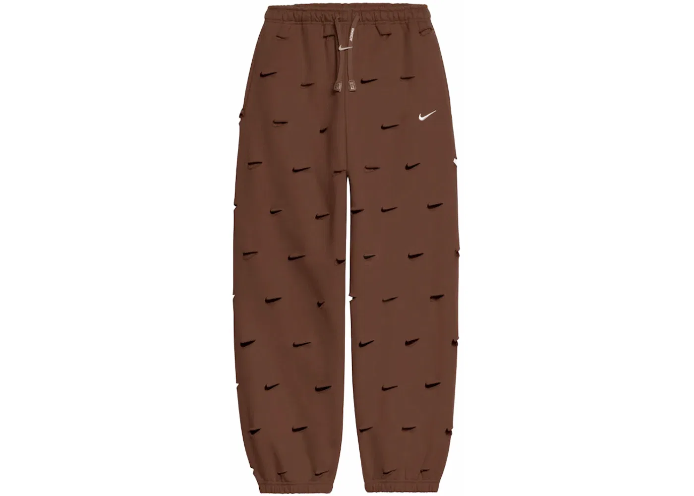 Унисекс брюки с принтом Jacquemus x Nike Le Jogging Swoosh Pant, Brown