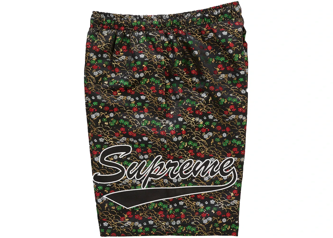Мужские шорты с цветочным жаккардовым узором Supreme Short, Black — фото 2