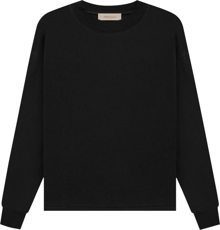 

Толстовка Fear of God Essentials Relaxed Crewneck 'Stretch Limo', черный