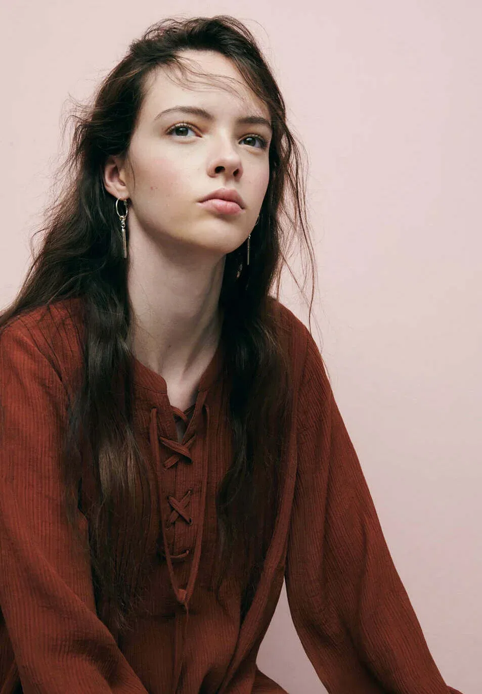 Подростковая - блузка Mango Kids, Brown — фото 3