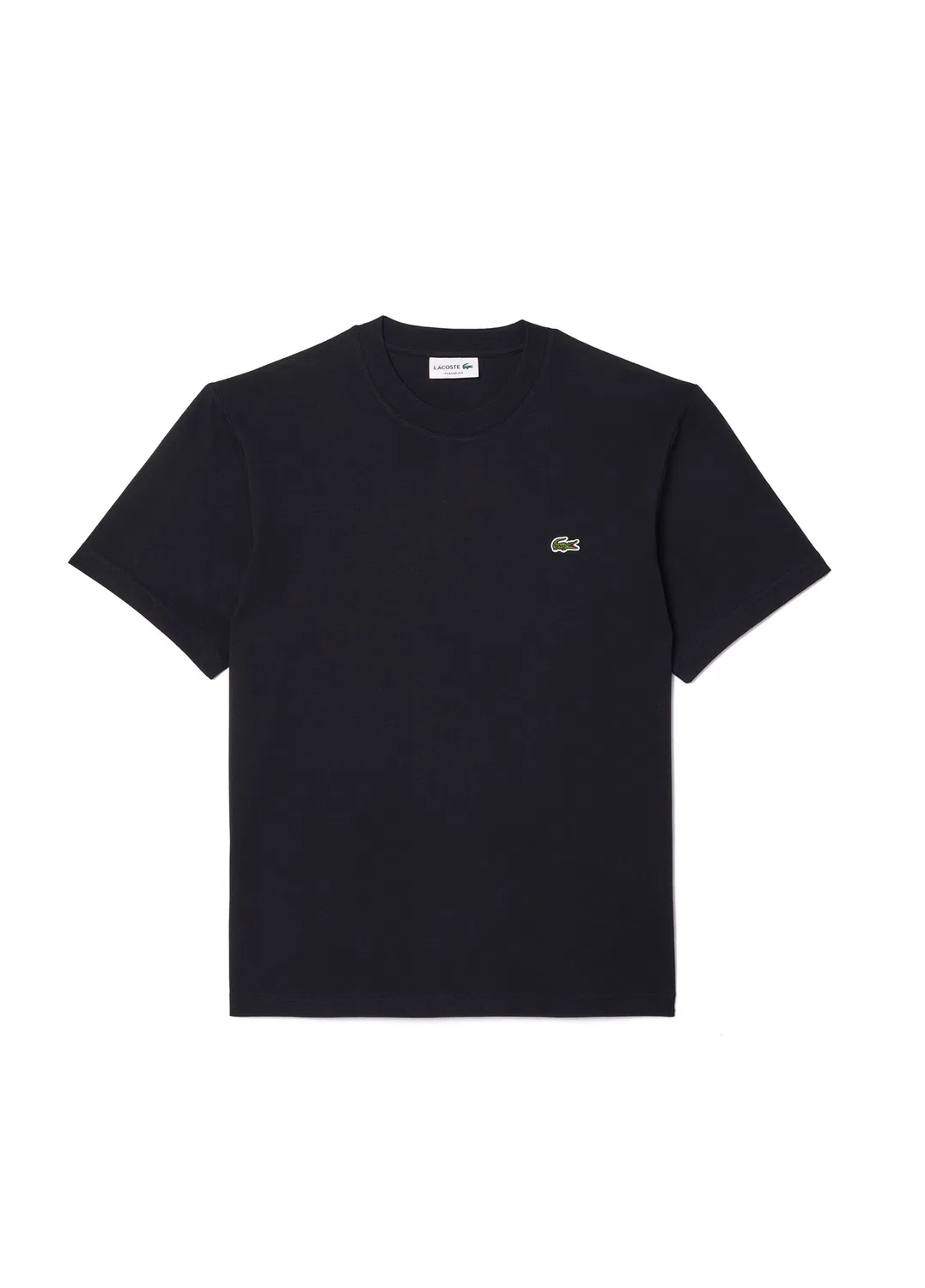 Футболка с круглым вырезом Classic Fit Lacoste, black — фото 4
