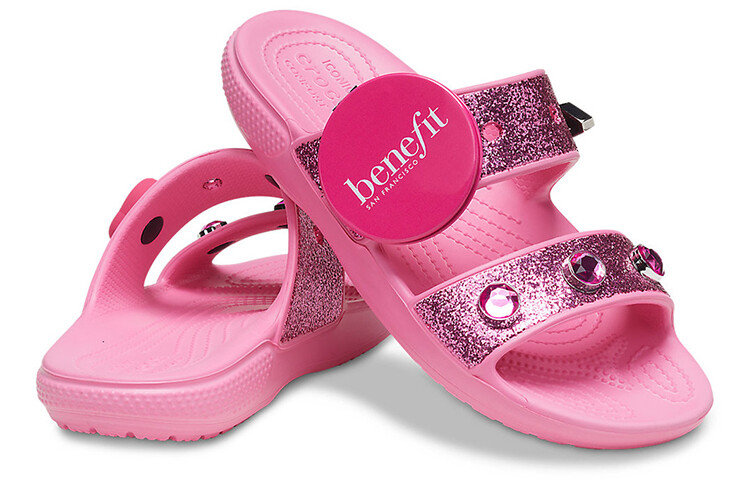 Классические сандалии Benefit X «Розовый лимонад» Crocs — фото 4