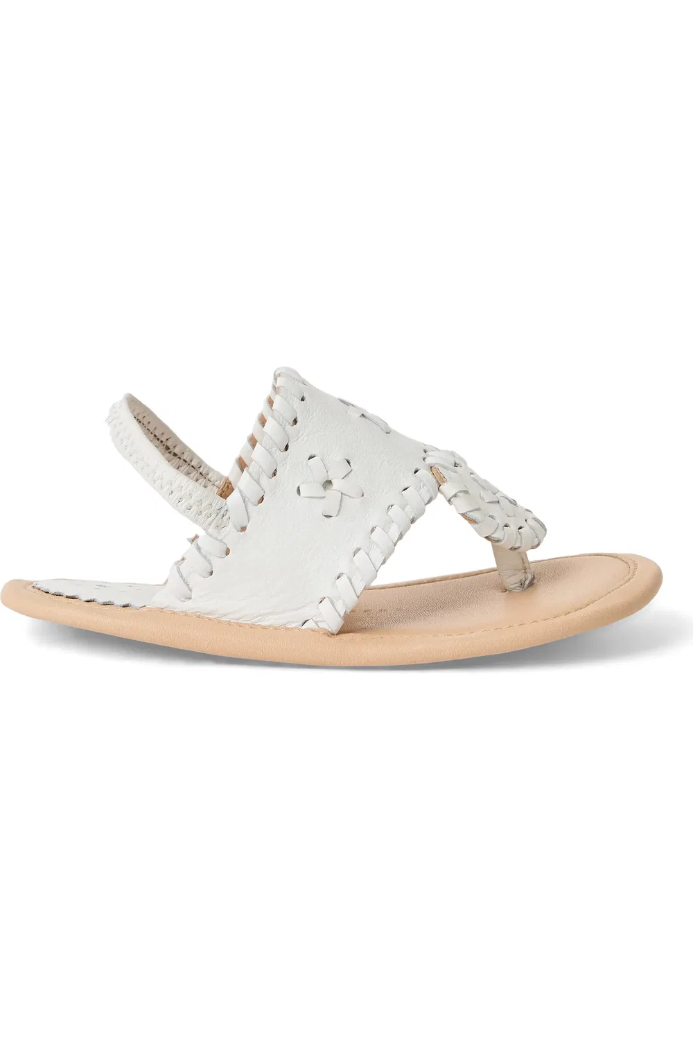 Сандалии детские на ремешке Jack Slingback Jack Rogers, белый — фото 3