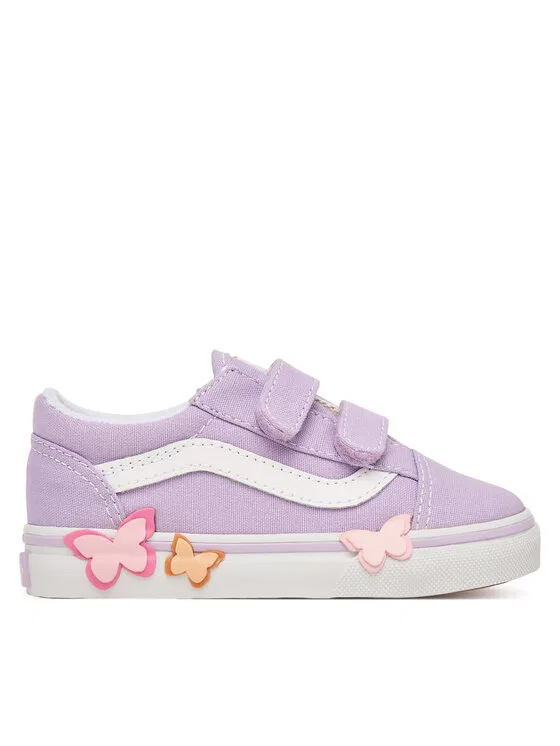 Кеды Old Skool V Butterfly Vans, фиолетовый