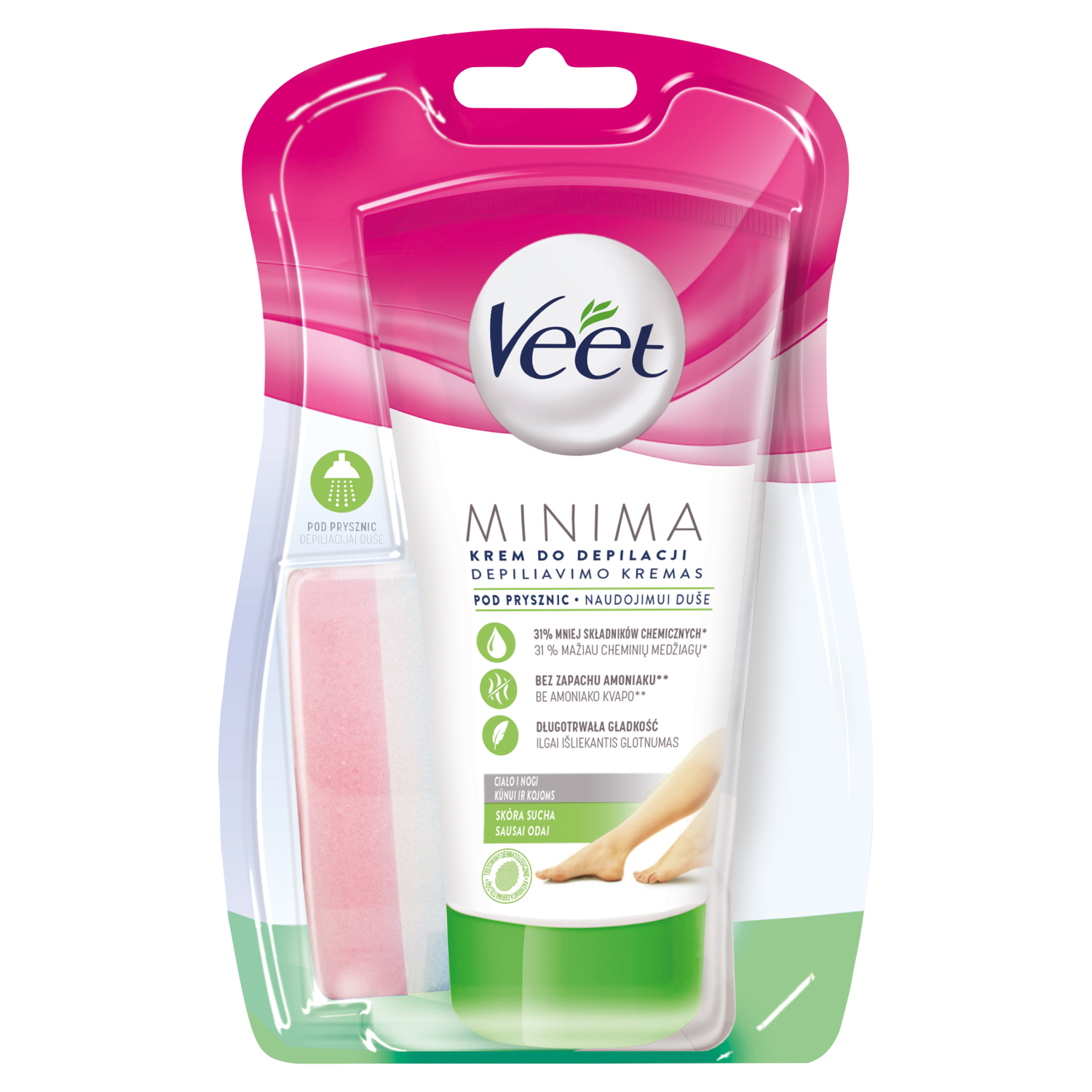 Veet Silky Fresh крем для депиляции для сухой кожи в душе, 135 мл - фото