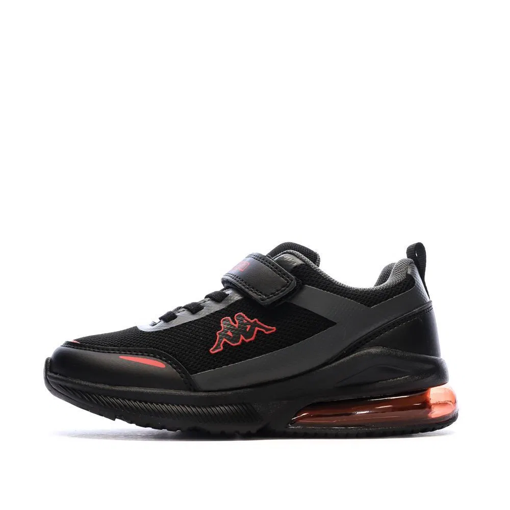 Детские кроссовки с липучкой Pylos123 Kappa, Schwarz Rot
