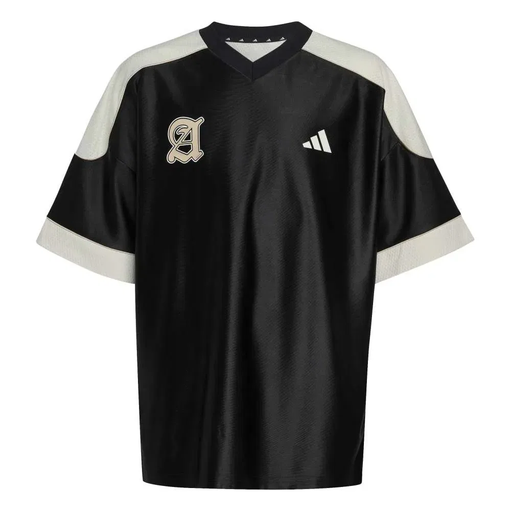 Футболка с коротким рукавом V-образным вырезом Adidas Stadium Jersey Adidas, черный — фото 3