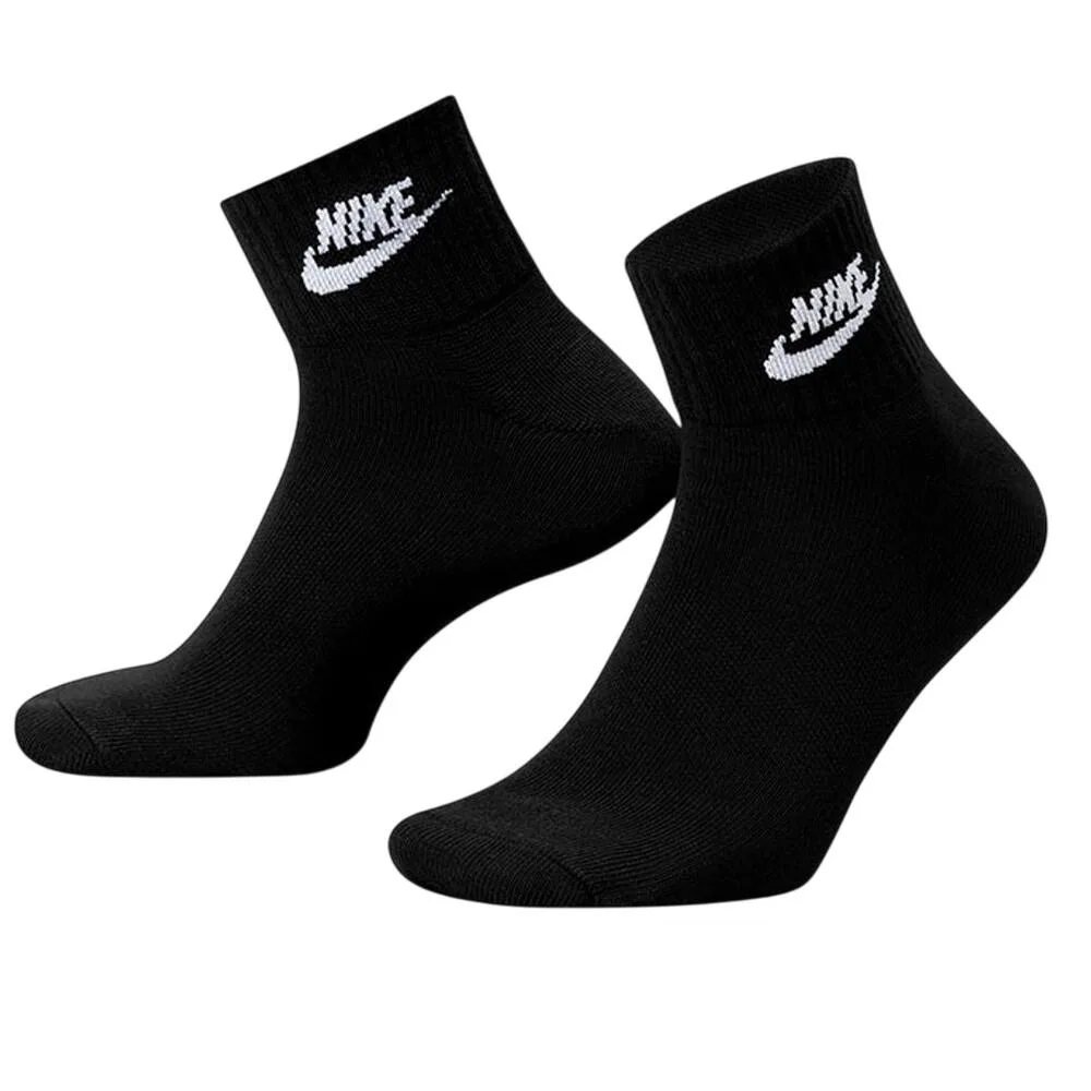 Спортивные носки-невидимки Everyday Essential Nike, Schwarz — фото 4