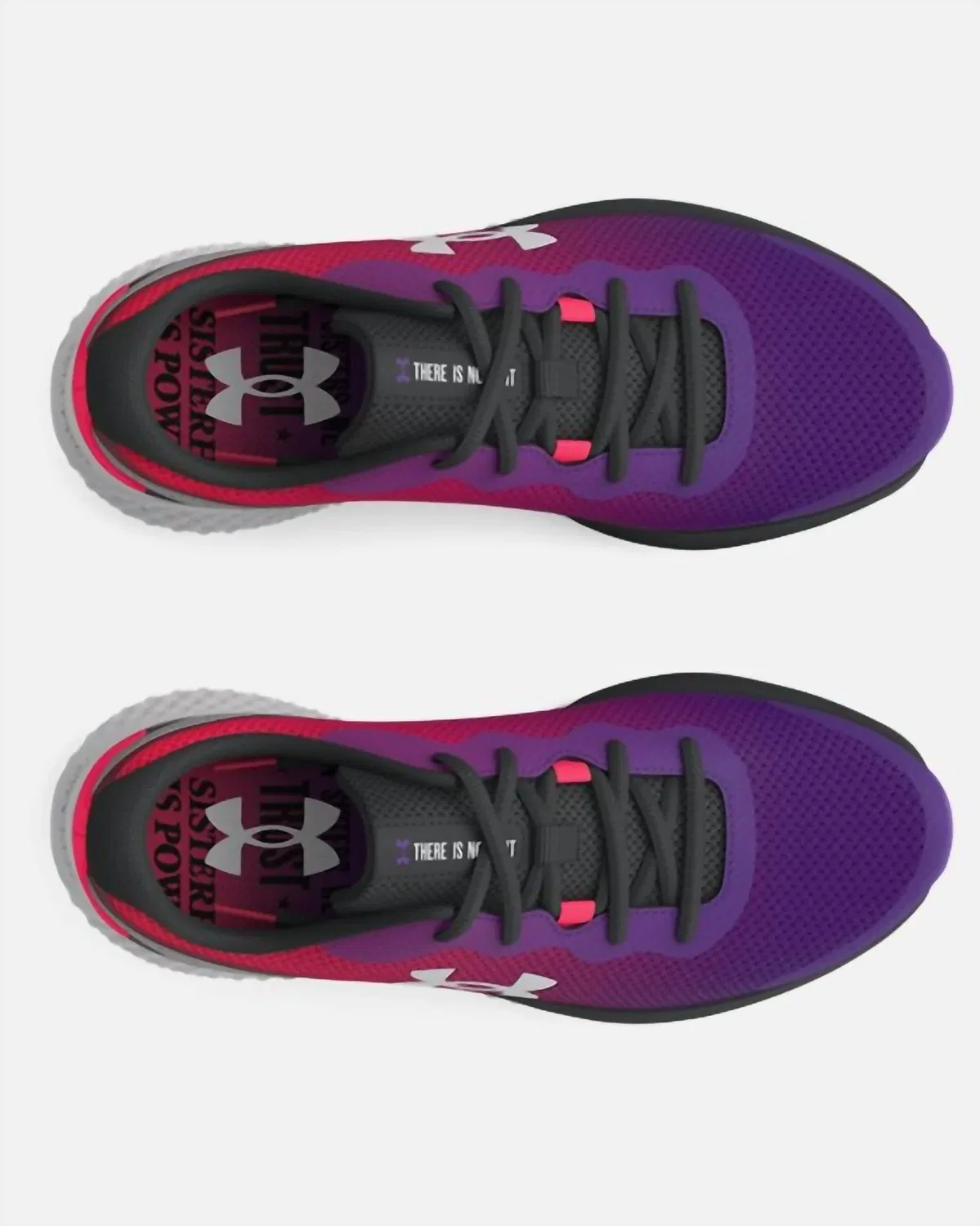 Детские кроссовки для девочек с круглым носом Ggs Charged Rogue 3 Under Armour, Grape — фото 3