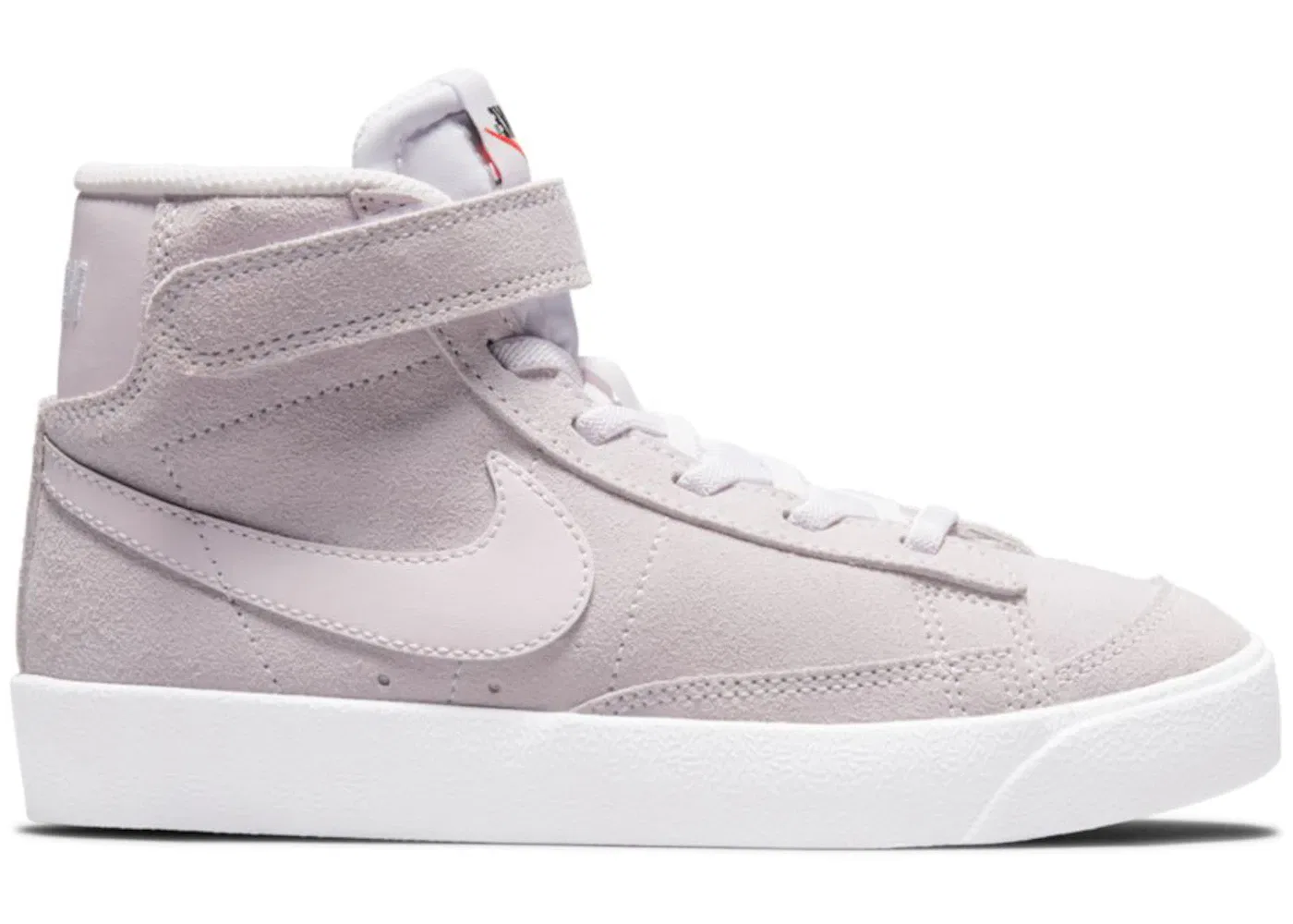 Детские кроссовки из замши Nike Blazer Mid 77 Suede, Light Violet/White/White/Light Violet