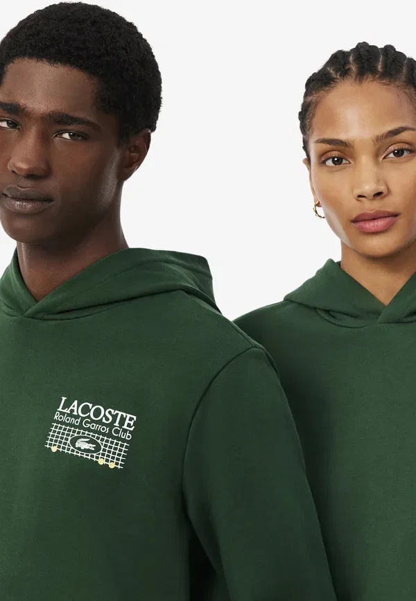 Худи Lacoste унисекс, зеленый — фото 4