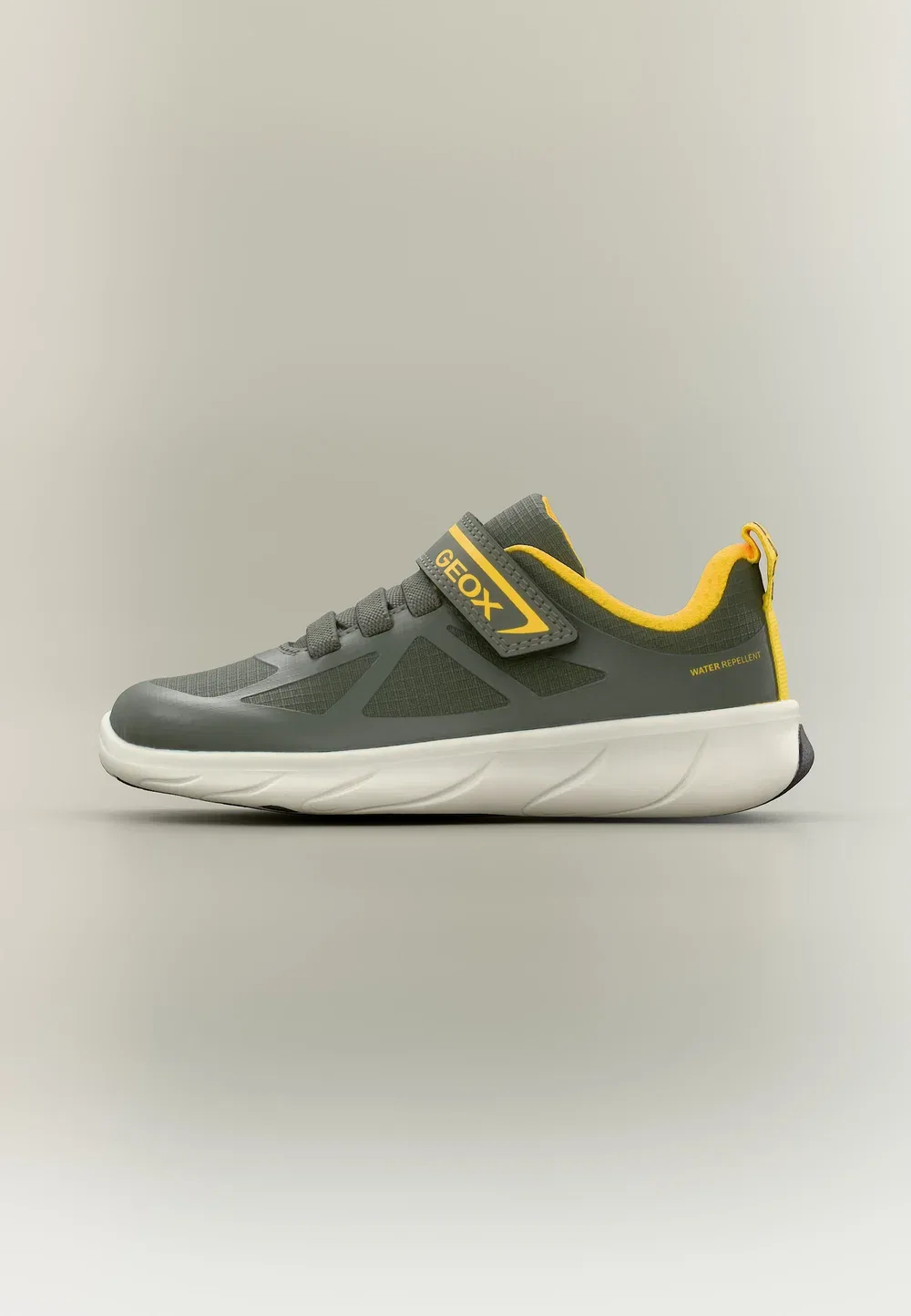 Бегун - кроссовки Geox, Dark Green/Yellow