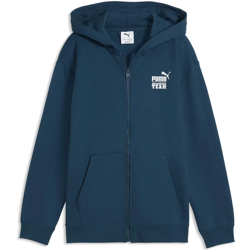 Детское худи для мальчиков с капюшоном MID90s Relaxed Puma, Blue — фото 3