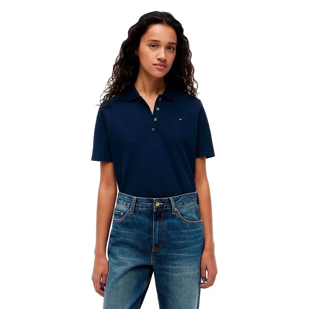 Женское поло с коротким рукавом Tommy hilfiger, Blue