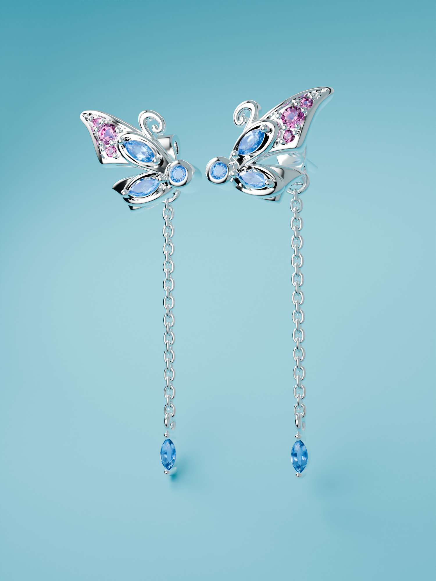 

Серьги Winx Club X Gadget4entertainment Bloom Enchantix, серебро