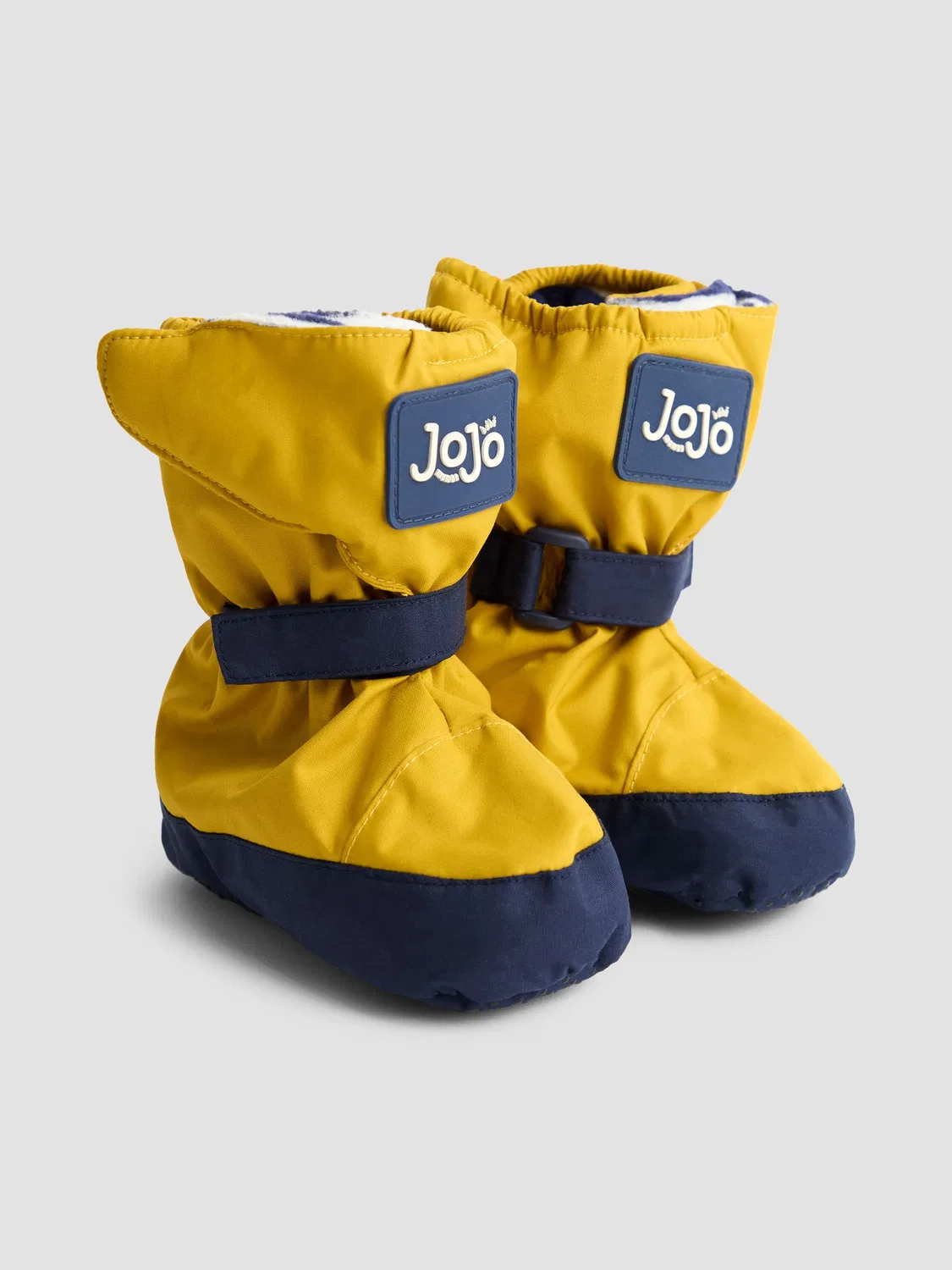 Пинетки водонепроницаемые с флисом JoJo Maman Bébé, горчичный желтый