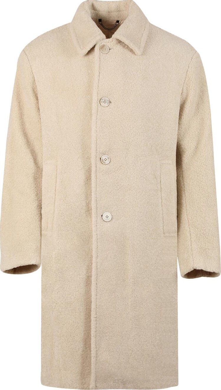 

Пальто Dries Van Noten Button Up Coat 'Ecru', кремовый, Бежевый, Пальто Dries Van Noten Button Up Coat 'Ecru', кремовый