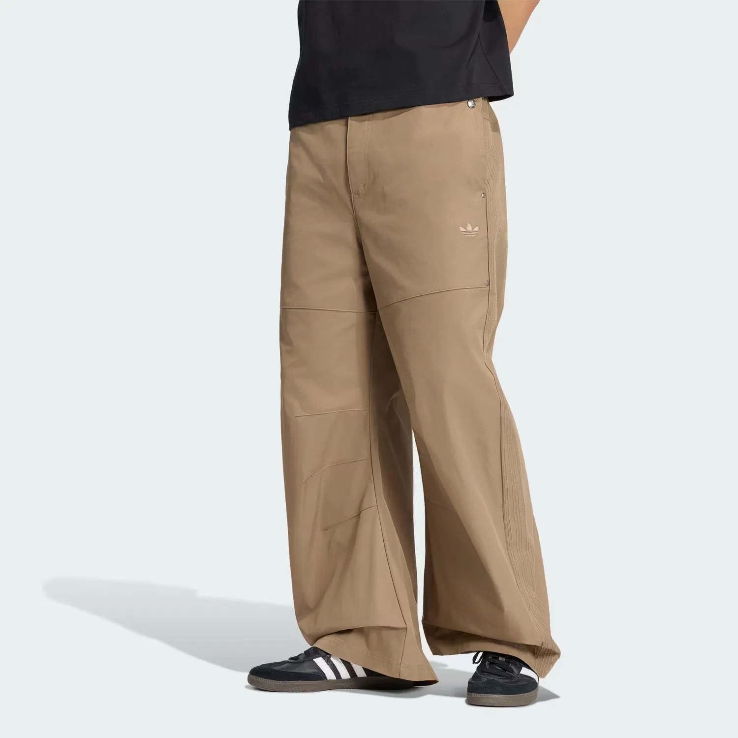 Мужские брюки широкого кроя Premium Essentials Wide Pants Adidas Originals, хаки