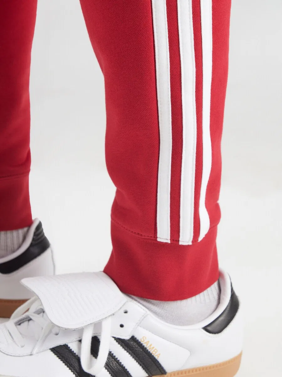 Зауженные брюки ADIDAS ORIGINALS красного цвета — фото 2